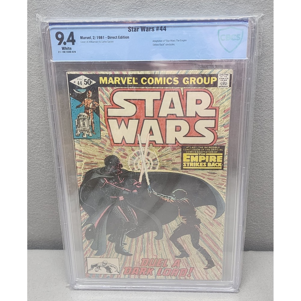 Star Wars 44 Marvel Comics‎ Group 1981 CBCS 9.4 White Direct Edition